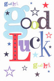 Radiating cheer and inspiration, this bold and lively good luck card feels like it has been crafted with Purfleet's quintessential warmth in mind. The playful words 'Good Luck' are set in a vibrant spectrum-oversized pastel blues, juicy reds, mossy greens, and majestic purples-each letter harmonising like the floral displays at High House's gardens. Lively pops of midnight navy, gentle lilac, and sparkling lime race across the clean white card, with whimsical stars scattered throughout to evoke dreams and ambitions stretching far above the Thames snaking past the town. The surface is perfectly smooth and luxurious to the touch, communicating the same care and detail found in a bespoke arrangement from Flowers Purfleet. This card is a heartfelt token, ideal to press into a friend's hand before exams at a local school or to inspire a loved one starting a new venture. Infused with optimism, friendship, and the joy unique to Purfleet's riverside community, every element of the design promises encouragement and builds the anticipation of good things yet to come.